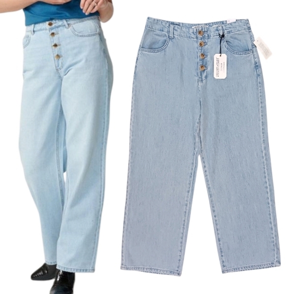 Velvet Heart Denim - Velvet Heart Laura High Waist Wide Leg Jeans